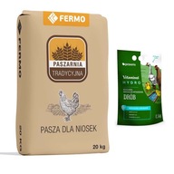 Krmivo pre nosnice pre vajcia 20 kg + vitamíny