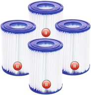 4x FILTRAČNÁ VLOŽKA BESTWAY POOL PUMP TYP II