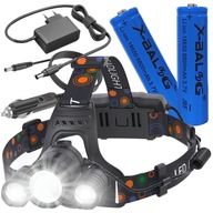 VÝKONNÁ ČELOVÁ LAMPA 3 X LED T6 CREE, nastaviteľná VÝKONNÁ ČELOVÁ LAMPA 3 X LED T6 CREE, nastaviteľná