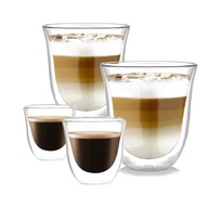 SADA 4x TERMÁLNYCH POHÁROV NA KÁVOVÉ NÁPOJE LATTE SADA 4x TERMÁLNYCH POHÁROV NA KÁVOVÉ NÁPOJE LATTE