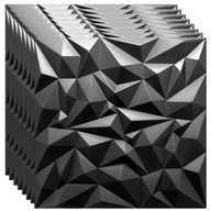 Čierne stenové panely Geometric Ametyst 2m2 Čierne stenové panely Geometric Ametyst 2m2