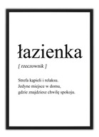 Plagát Nápis CITÁT kúpeľňa bez rámu 40x50cm Plagát Nápis CITÁT kúpeľňa bez rámu 40x50cm