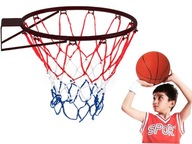 Kovový KOŠÍKOVÝ PRSTEŇ 39 cm Basketbal 1:1,15