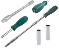 SKRUTKOVAČ PRE OHÝBANÉ PÁSY 1/4" + ZÁSUVKY 6,7 mm