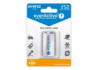 Ni-MH BATÉRIA 6F22 9V 250mAh everActive VÝKONNÁ Ni-MH BATÉRIA 6F22 9V 250mAh everActive VÝKONNÁ
