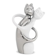 ZAMILOVANÉ FÁRKY BIELE STRIEBORNÉ 25cm LESK CHROME KAT