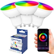3x HALOGEN GU10 LED žiarovka 4,5W RGB SMART WiFi 3x HALOGEN GU10 LED žiarovka 4,5W RGB SMART WiFi