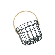 Kovový drôtený košík na vajíčka na zbieranie vajíčok