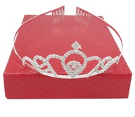 Crown Tiara Tiara do vlasov, strieborná, zirkóny 2 Crown Tiara Tiara do vlasov, strieborná, zirkóny 2