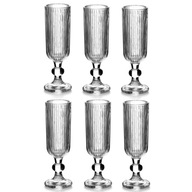 AFFEK DESIGN sklenené poháre na šampanské 6x185ml