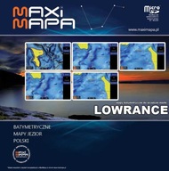 MaxiMapa Batymetrická mapa poľských jazier - Sever MaxiMapa Batymetrická mapa poľských jazier - Sever