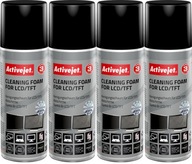 Activejet AOC-104 LCD/TFT matricová čistiaca pena 200ml x4 Activejet AOC-104 LCD/TFT matricová čistiaca pena 200ml x4