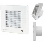 KÚPEĽŇOVÝ VENTILÁTOR FI100 mm AUTOMATICKÉ ŽALÚZIE SNÍMAČ VLHKOSTI A ČASOVAČ KÚPEĽŇOVÝ VENTILÁTOR FI100 mm AUTOMATICKÉ ŽALÚZIE SNÍMAČ VLHKOSTI A ČASOVAČ