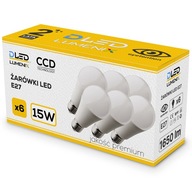 6x E27 LED žiarovka 1650lm 15W CCD HEAT Sphere 6x E27 LED žiarovka 1650lm 15W CCD HEAT Sphere