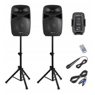 SOUND SOUND SOUND SET 1000W 2x STĹPOVÉ STOJANY MIK SOUND SOUND SOUND SET 1000W 2x STĹPOVÉ STOJANY MIK