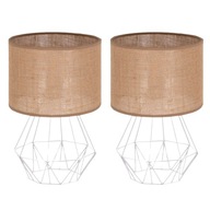 2 KS BOHO JUTOVÁ STOLNÁ NOČNÁ LAMPA 2 KS BOHO JUTOVÁ STOLNÁ NOČNÁ LAMPA