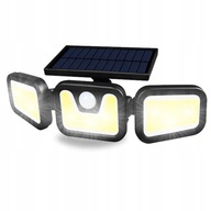 Solárna lampa s pohybovým a súmrakovým senzorom 100 LED Solárna lampa s pohybovým a súmrakovým senzorom 100 LED