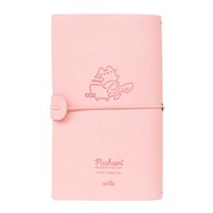 Pusheen – B6 kožený cestovný zápisník (ružový) Pusheen – B6 kožený cestovný zápisník (ružový)