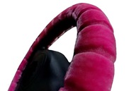Opel Astra Corsa Meriva Poťah na volant Teddy Bear Warm Fur Pink Opel Astra Corsa Meriva Poťah na volant Teddy Bear Warm Fur Pink