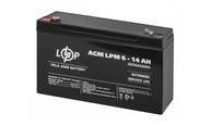 Batéria AGM LPM 6V - 14 Ah