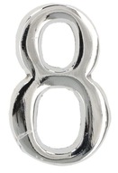SAMOLEPIACI DVERE ČÍSLO 5 CM CHROM SAMOLEPIACI DVERE ČÍSLO 5 CM CHROM