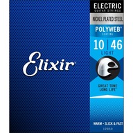 Str.Elixir pre elektrickú gitaru Polyweb 10-46