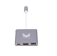 Adaptér 3v1 HUB USB-C HDMI 4K MacBook Adaptér 3v1 HUB USB-C HDMI 4K MacBook