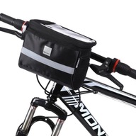 Wozinsky taška na riadidlá na bicykel s puzdrom na telefón 2 l čierna (WBB12BK Wozinsky taška na riadidlá na bicykel s puzdrom na telefón 2 l čierna (WBB12BK