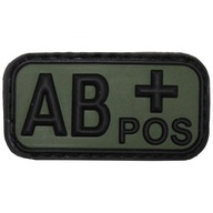 Patch Marker náplasť krvnej skupiny AB POS "3D Patch Marker náplasť krvnej skupiny AB POS "3D