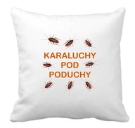 Vtipný vankúšik ŠVÁBOV POD VANKÚŠIKY s vtipnou potlačou Vtipný vankúšik ŠVÁBOV POD VANKÚŠIKY s vtipnou potlačou