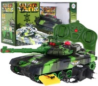 Diaľkovo ovládaný tank pre deti 3+ zelený + Interaktívne efekty + Displej