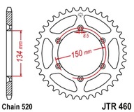 Zadné ozubené koleso Jt 489 47 Kx/Kxf `84-20 48947 Jt £ 520 Zadné ozubené koleso Jt 489 47 Kx/Kxf `84-20 48947 Jt £ 520