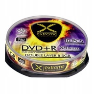 DVD+R EXTREME 8,5GB X8 DL - CAKE BOX 10 KS.