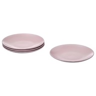 IKEA FARGKLAR Tanier matný ružový 20cm 4 ks IKEA FARGKLAR Tanier matný ružový 20cm 4 ks
