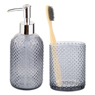 Kúpeľňová súprava 2 kusy Zásobník na hrnčeky GLAMOUR
