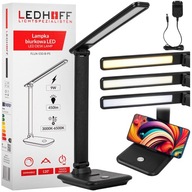 Stolná lampa LED stolná noc SCHOOL čierny stojan na telefón DRŽIAK Stolná lampa LED stolná noc SCHOOL čierny stojan na telefón DRŽIAK