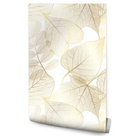 Fototapeta Golden LEAVES FLOWERS Do obývačky Spálňa Fototapeta Golden LEAVES FLOWERS Do obývačky Spálňa