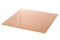 Medený plech medený Cu formát 500x500x2,0mm | plech 2mm - 50x50cm