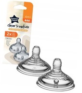 Cumlík Tommee Tippee 6m+ s 2X rýchlym prietokom Cumlík Tommee Tippee 6m+ s 2X rýchlym prietokom