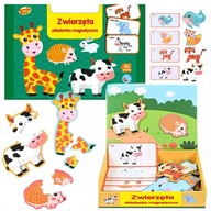 Magnetické puzzle zvieratká horčíkové puzzle