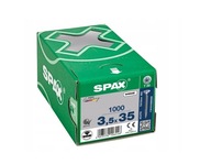 Spax skrutky 35 x 3,5 mm 1000 kusov, zápustná hlava Spax skrutky 35 x 3,5 mm 1000 kusov, zápustná hlava
