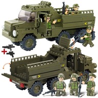 Tehly TRUCK TRANSPORTER Army +LEGO ZBRANE