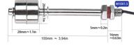 Plavákový snímač hladiny vody 100mm /125C Plavákový snímač hladiny vody 100mm /125C