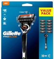 Gillette PROGLIDE / Stroj s 10 kazetami. Gillette PROGLIDE / Stroj s 10 kazetami.