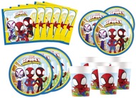 Spiderman Spidey Súprava tanierov, hrnčekov, obrúskov Spiderman Spidey Súprava tanierov, hrnčekov, obrúskov