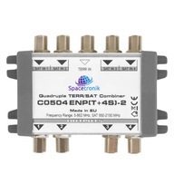 Zlučovač Spacetronik C0504 5/4 4xSAT + DVB-T2