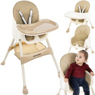 Detská stolička na kŕmenie Podnos 3v1