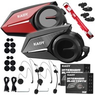 KADY K2 MOTOCYKLOVÝ INTERKOM + PLNÁ PRE 6 MOTO + ZDIEĽANIE HUDBY + POĽSKÝ LEKTOR KADY K2 MOTOCYKLOVÝ INTERKOM + PLNÁ PRE 6 MOTO + ZDIEĽANIE HUDBY + POĽSKÝ LEKTOR