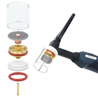 TIG QUARTZ LD SET 1,0 mm GLASS plynová šošovka TIG QUARTZ LD SET 1,0 mm GLASS plynová šošovka