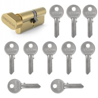 Vložka s KĽÚČOM Gerda 10 KEYS 60 mm 30/30 30x30 x 10 mm 10 KEYS Vložka s KĽÚČOM Gerda 10 KEYS 60 mm 30/30 30x30 x 10 mm 10 KEYS